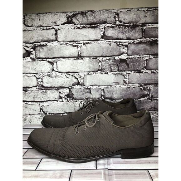 Mark Nason Dress Knit Oxford Gray Taupe Comfort Casual Walk Shoes Women Sz 12M - Picture 11 of 16